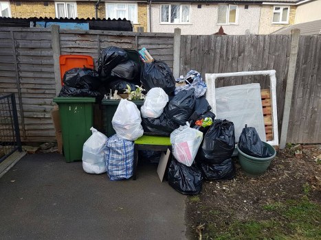 Professional garage clearance team at work in Highbury