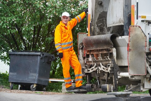 Highbury garden waste removal service in action