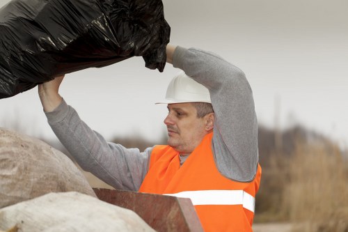 Skilled tradesperson hired through Highbury grab hire service