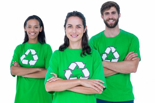 Highbury residents utilizing skip hire services