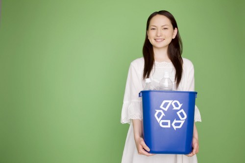 Various types of waste managed by professionals